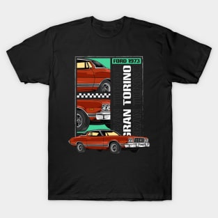 American V8 Torino Car T-Shirt